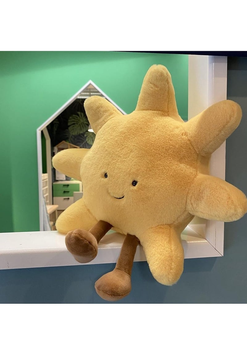 general Sun-shaped, funny, sun and moon plush toys, plush dolls, room decoration toys, children's gifts (28cm) - Image 2