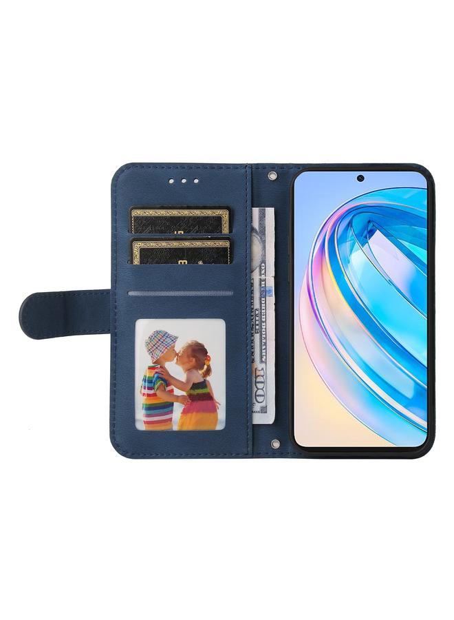 اس-توب جراب هاتف Honor X8a من الجلد بتصميم شجرة الحياة وأزرار معدنية - Image 4