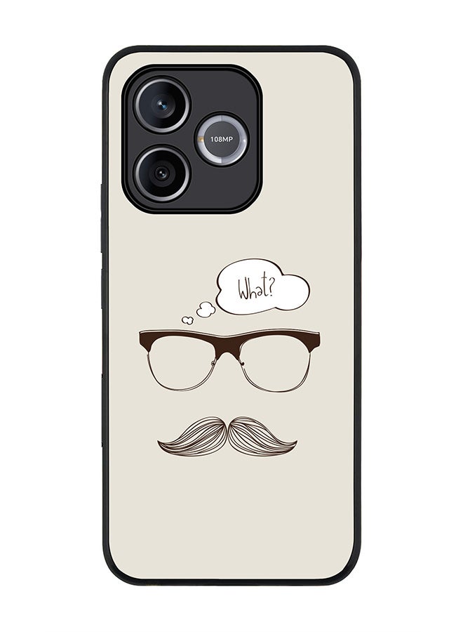 Stylizedd For Honor 600 Lite / 500 Smart / Honor X80i Case,Slim fit Camera Protection, Shockproof Thin Phone cover  - What (Hipster) - Image 1