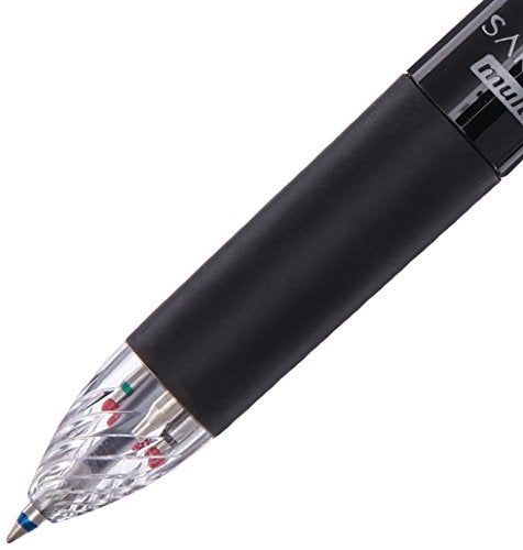 Zebra Pen Zebra Multi Function Sarasa 4＋S Black/Red/Blue/Green Ink 0.5mm Ballpoint Pen, 0.5mm Mechanical Pencil, Black Body, J4SA11-BK - Image 3