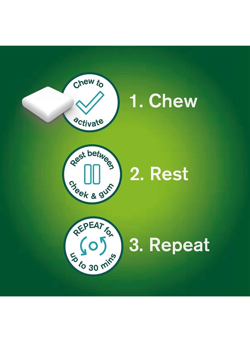 نيكوريت علكة بنكهة النعناع المنعش، 2 ملغ، 210 قطعة، علكة نيكوتين خالية من السكر - Image 3