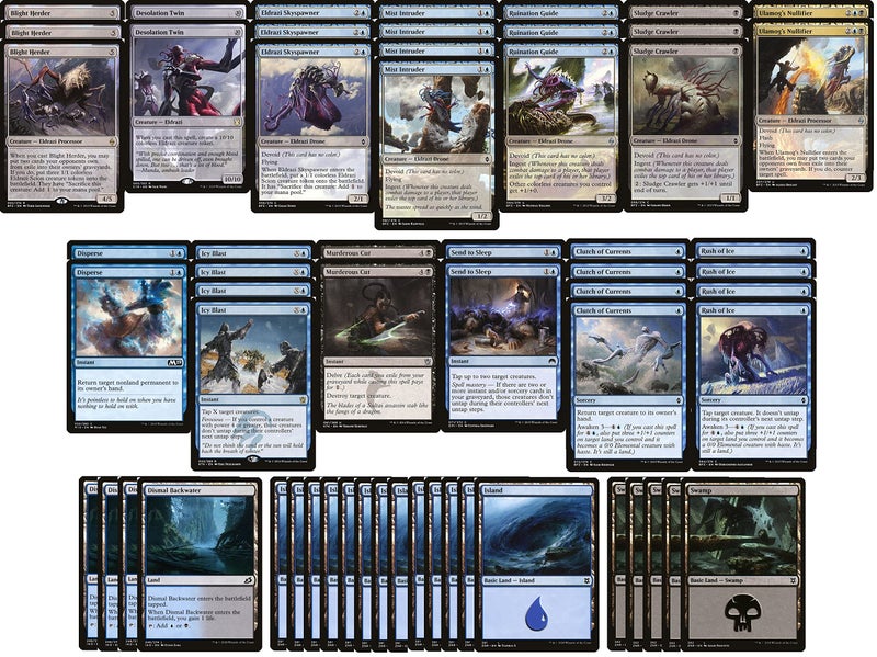 MTG Decks & More Blue Black Eldrazi Control Deck  Modern Legal  Custom Built  Magic The Gathering  MTG  60 Card - Image 2