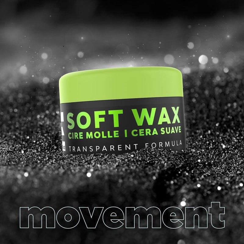 E Elegance Elegance Soft Wax, 3.38 Oz, Soft Hold Hair Styling Wax, Clear Texture with Moisturizing Argan Oil, Natural Look - Image 3