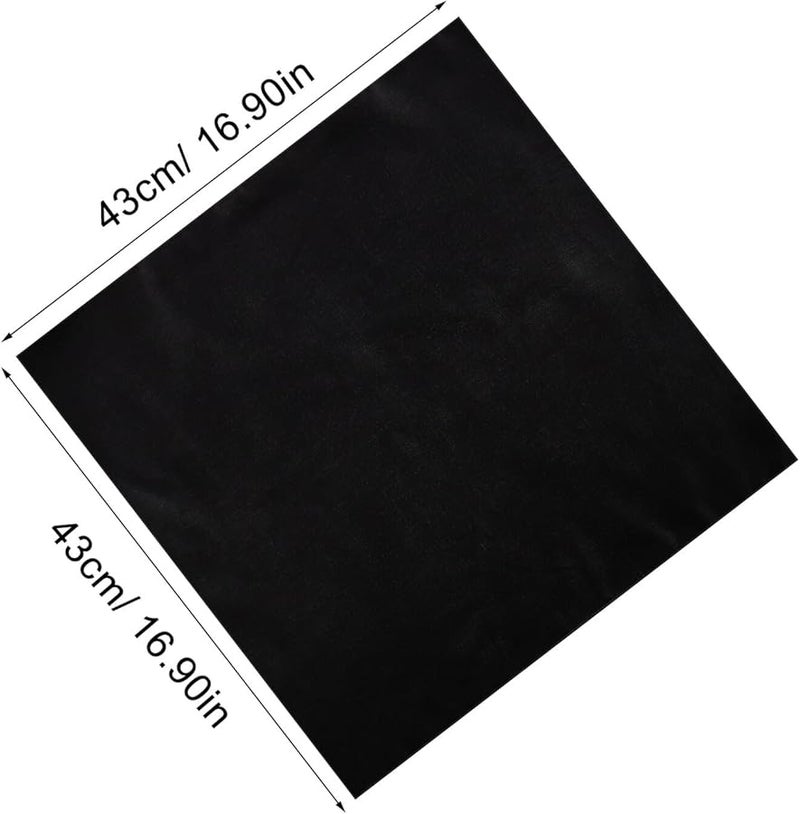 Black Cloth Napkins 12 Pack Washable Reusable for Wedding Banquet Party Table Decoration - Image 3