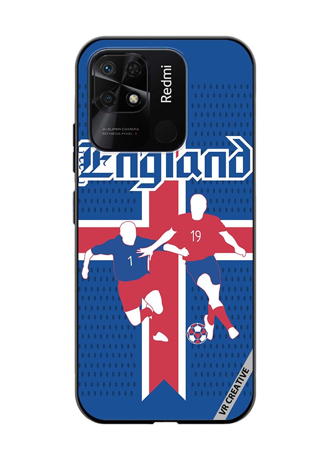 VR CREATIVE Protective Case Cover For Xiaomi Redmi 10C Sports Soccer Football England Design Multicolour - Image 1