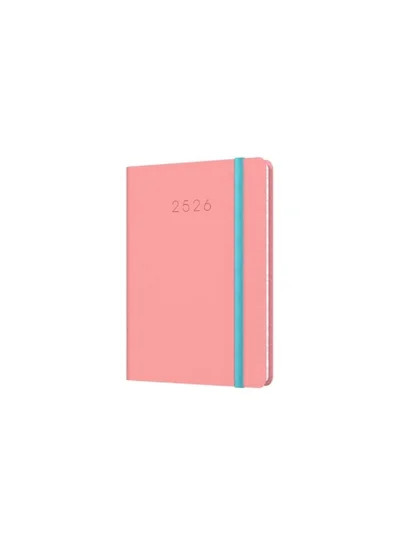 Collins Collins A6 Legacy 14 Month Mid/Academic Year Planner, July 2025-August 2026 -Week-to-View Diary-Pink