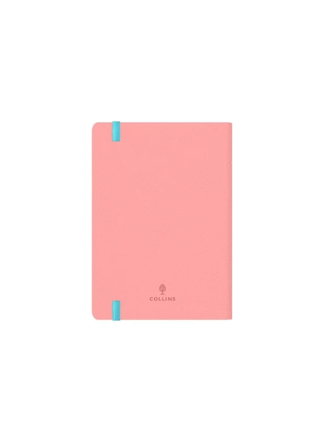 Collins Collins A6 Legacy 14 Month Mid/Academic Year Planner, July 2025-August 2026 -Week-to-View Diary-Pink
