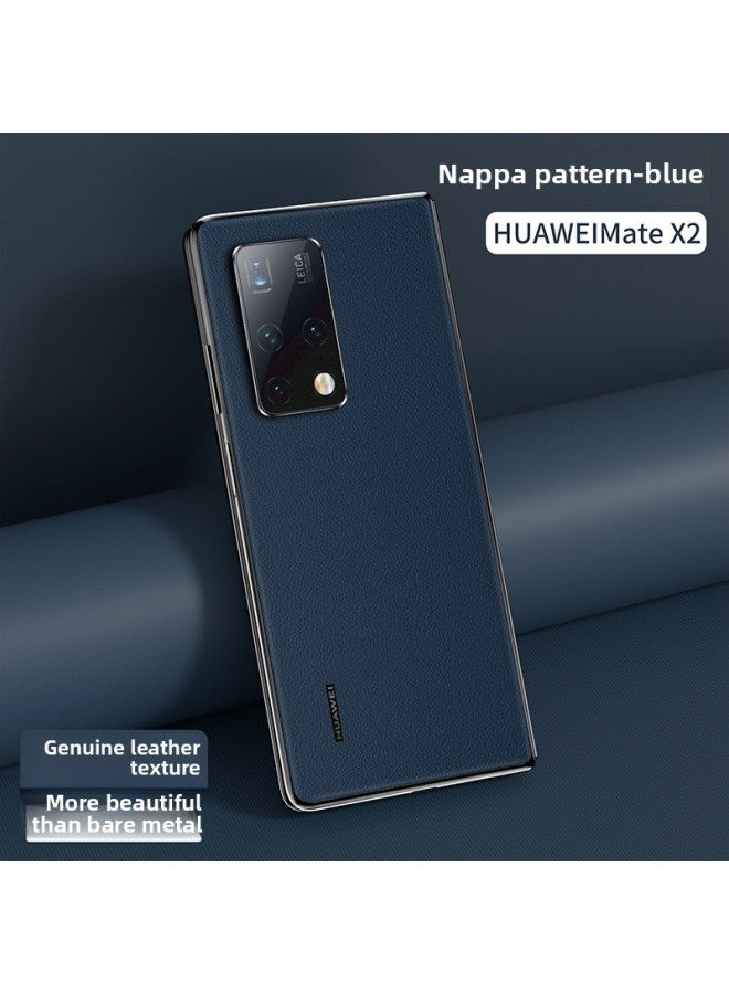 For Huawei Matex2 Folding Screen Mobile Phone Film Full Cover Back Cover Skin X2 Seconds Change Collection Version Protective Film-Color:Napa Blue]-Dimensions:For Huawei MATEX2  - Image 1