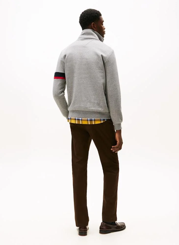 TOMMY HILFIGER Casual Half Zip Sweatshirt