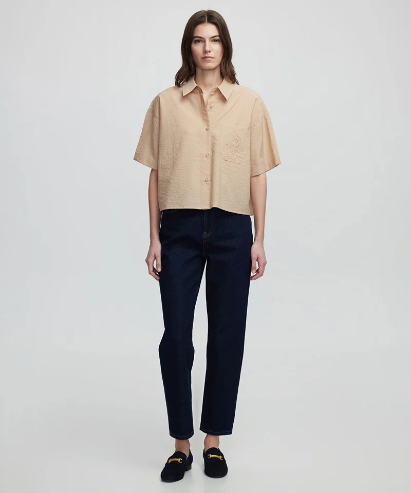 Ipekyol Monogram Embroidered Shirt