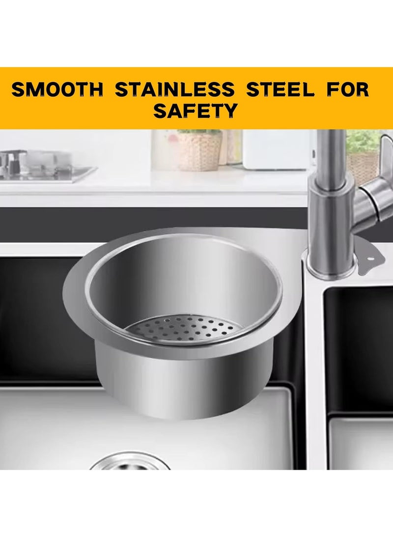 1 Pcs 2024 New Stainless Steel Swan Sink Strainer Basket, Multi-functional Kitchen Drain Basket for Fruit. - Image 4