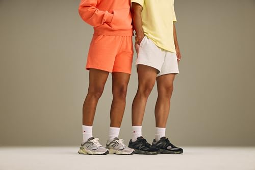 New Balance Unisex-Adult's Men's and Women's Organic Cotton Crew Socks-3 Pairs-Arch Support, Red Assorted Patch Logo, Large - Image 5