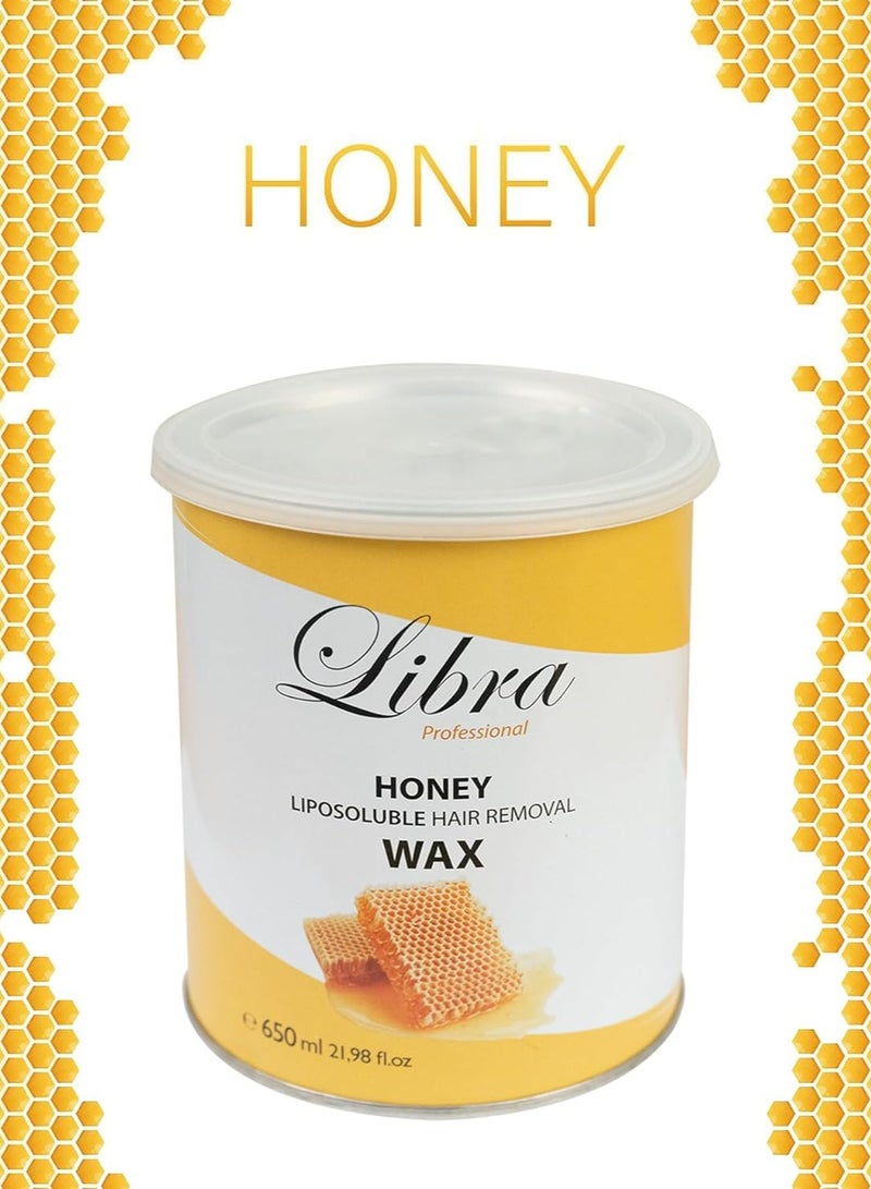 Libra شمع العسل الطبيعي الساخن المحترف من ليبرا 650 مل 2 قطع - Image 2