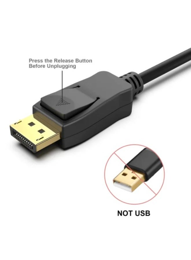 Terabyte DisplayPort to DisplayPort Cable, Gold-Plated - Image 3