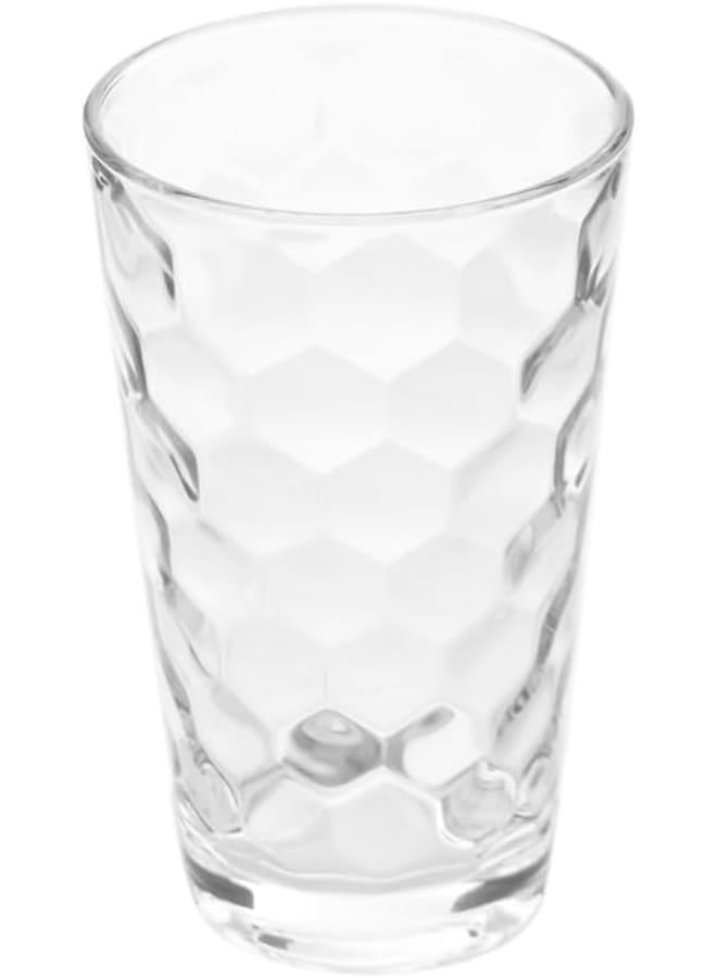 Vidivi Honey High Quality Glass Tumbler Set Of 6 Pieces 410 Ml - Transparent - Image 2