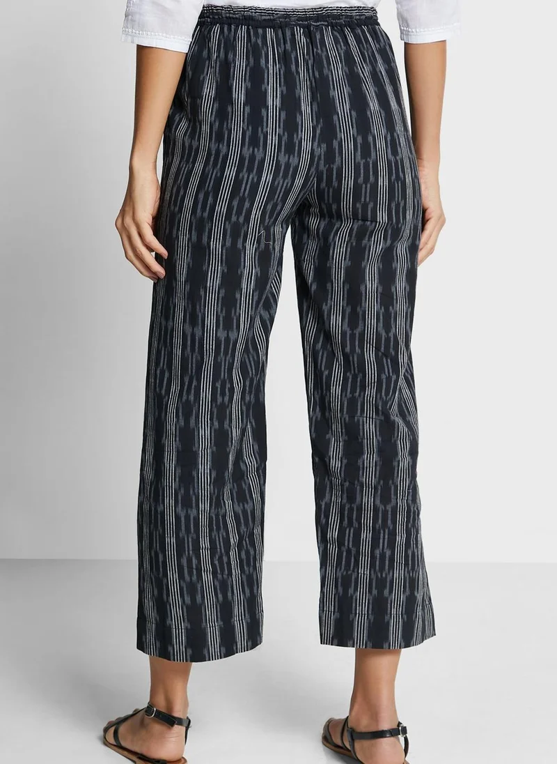 Fabindia Cotton Ikat Drawstring Pant