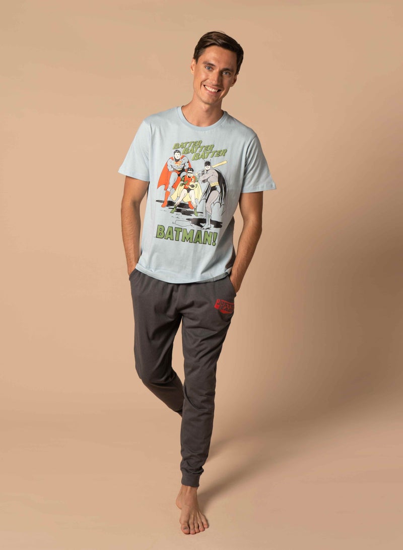 DC Urban Haul X Justice League Mens Pyjama Set - Image 1