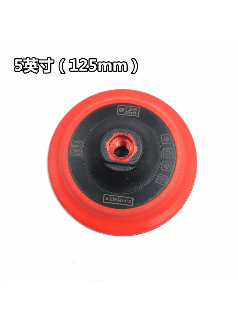 Generic Car Polishing Machine Self-Adhesive Waxing Plate 5 Inch 6 Inch High-Speed Auto Adhesive Pad Paper Adhesive Plate 5 inch soft edge 14 teeth 