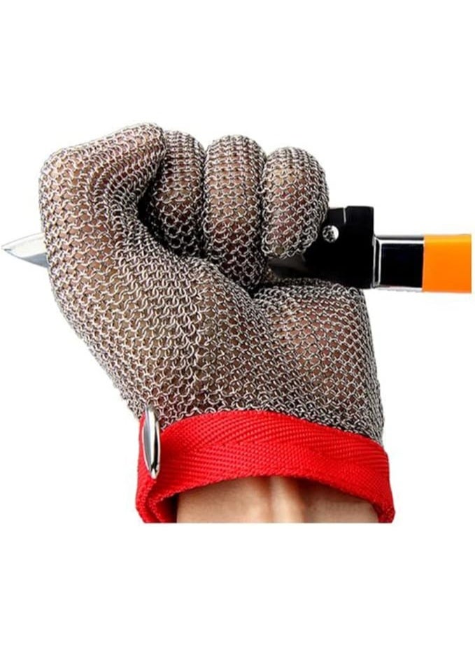 Safety Work Gloves, Cut-Resistant, Grade 9 Protective Gloves for Meat Processing and Handling Sharp Tools - Image 1