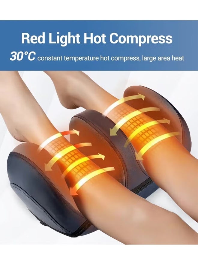 Bolivia's 3 Intensity Levels Electric Foot Massager Shiatsu Heat Kneading Massage Hot Compress Deep Relaxation Relieve Fatigue Foot Spa Electric Calf Massager Machine For Pain Relief And Improving Blood Circulation Adjustable Intensity for Foot Massage, Lightweight and Relax for Home or Office Use - Image 4