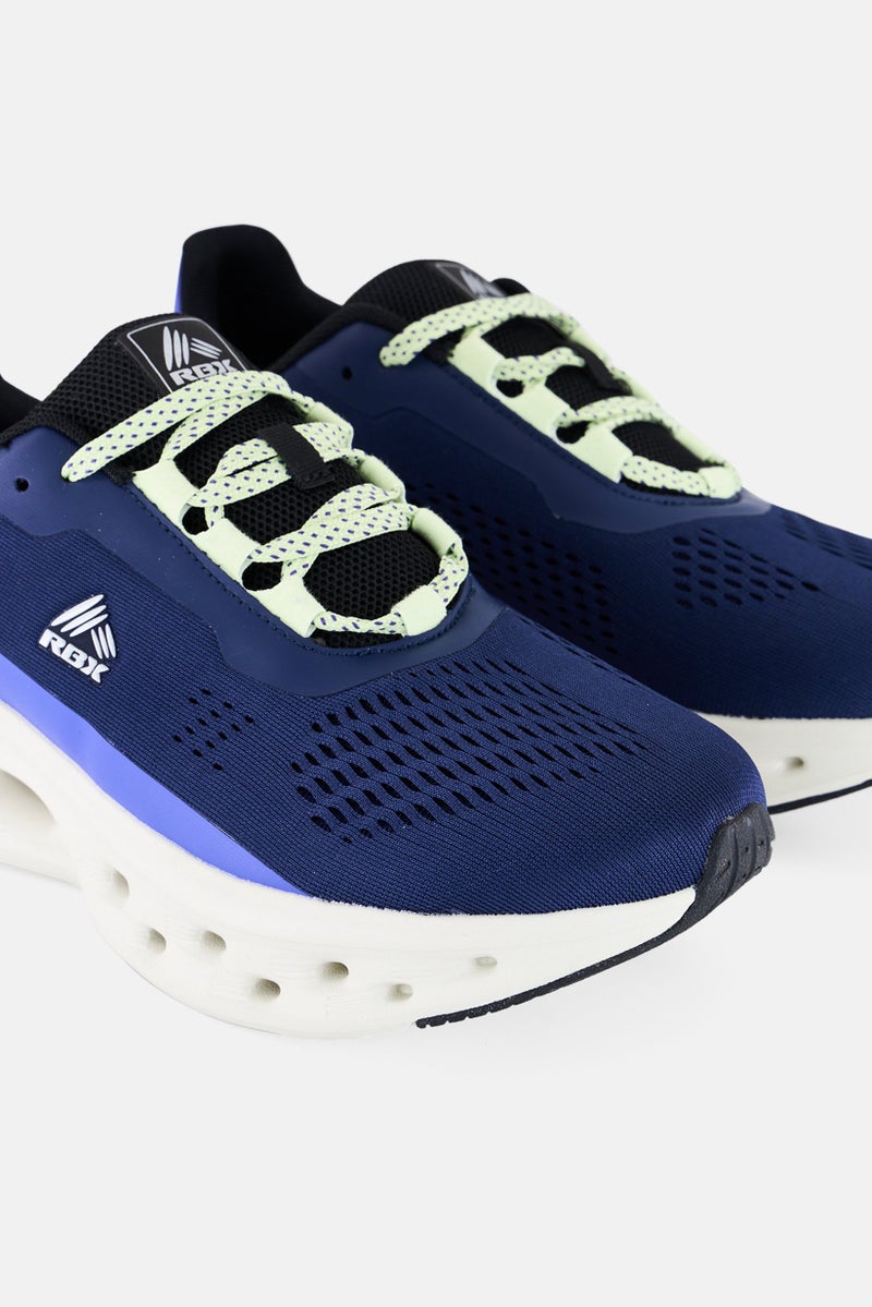 RBX أحذية جري نسائية مزودة بأربطة، لون كحلي - Image 3