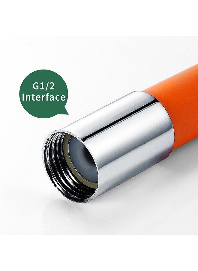 360 Degree Faucet Sprayer Extension Hose Silicone Extension Tube with Leakproof Gasket Bubbler Flexible Faucet Extender Water Hose - Image 4