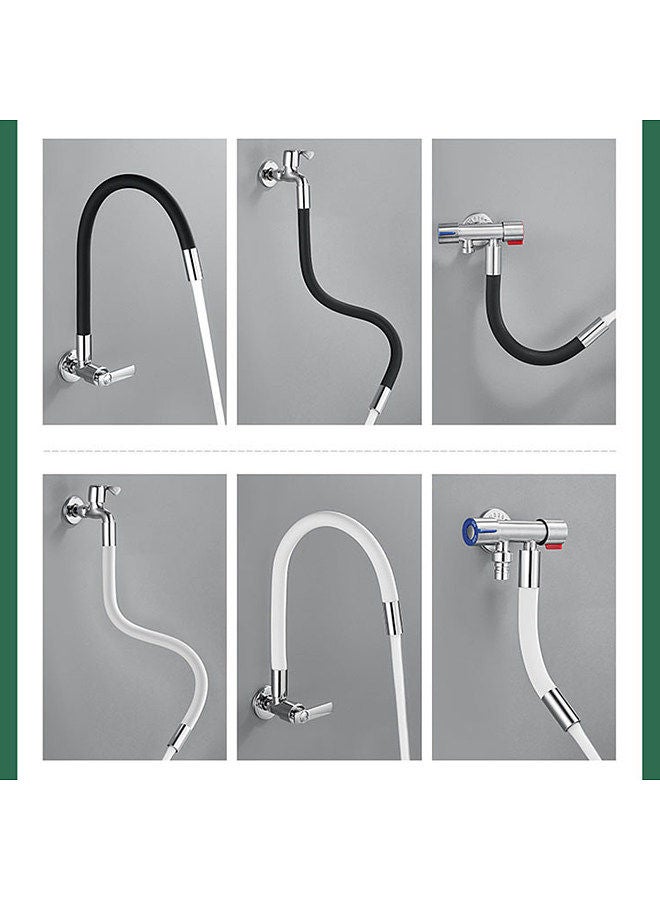 360 Degree Faucet Sprayer Extension Hose Silicone Extension Tube with Leakproof Gasket Bubbler Flexible Faucet Extender Water Hose - Image 5