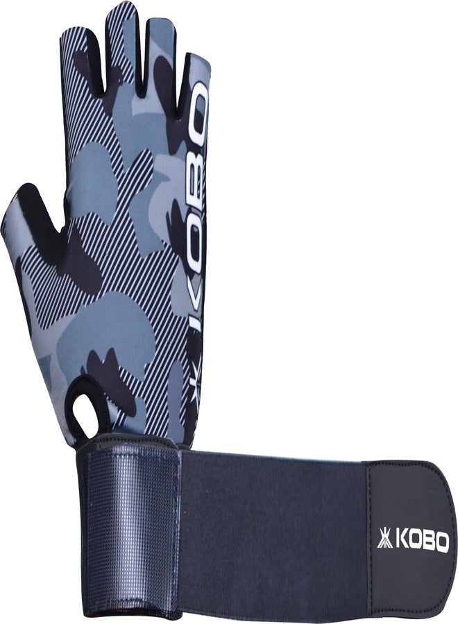 كوبو قفازات Kobo Gym WTG-80 للرجال والنساء، قفازات لرفع الأثقال الاحترافي والتدريب البدني والتمارين الرياضية - Image 3