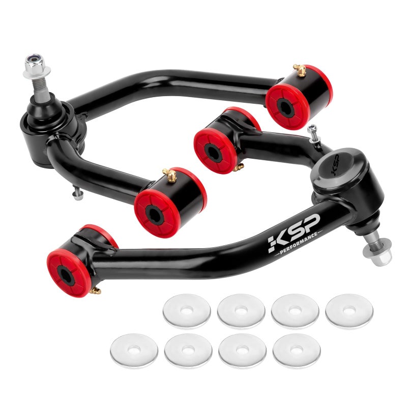 KSP 24 Upper Control Arms for Tacoma 20042023 Adjustable Front Upper Control Arm Compatible with Toyota Hilux Fortuner 20042023 Front Steel Tubular On Right and Left UCA Fit Prerunner 2005up