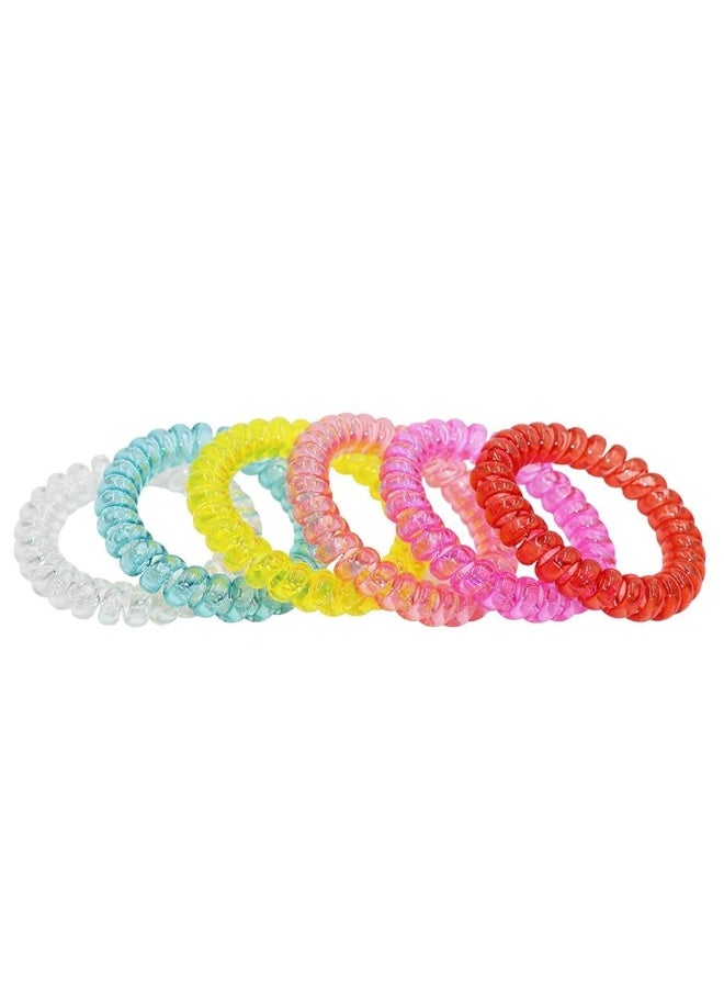 MaberryTech Direct Sensory Stretchy Kids Bracelets 6 Pack Funny Speech and Communication Aid Coil Toys for Boys Girls with Autism ADHD Fidget Anxiety or Special Needs  Assorted Colors - Image 2