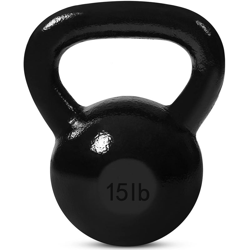 JFIT Kettlebell Weights Cast Iron 15 LB
