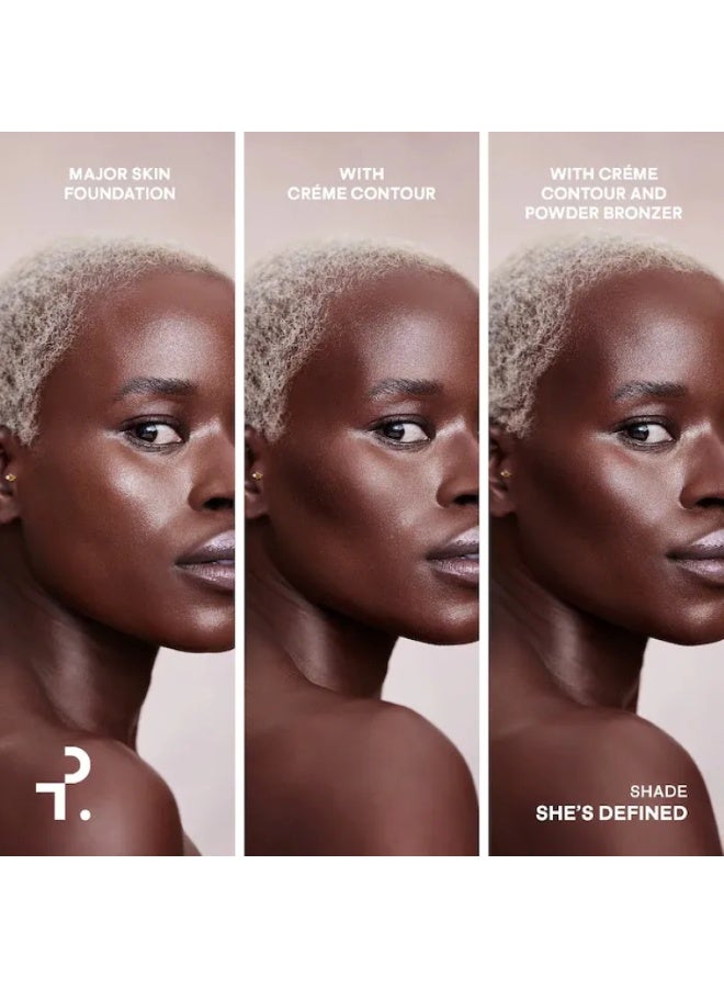 Patrick Ta Major Sculpt Crème Contour & Powder Bronzer Duo Patrick Ta Shes Defined - Warm Deep - Image 4