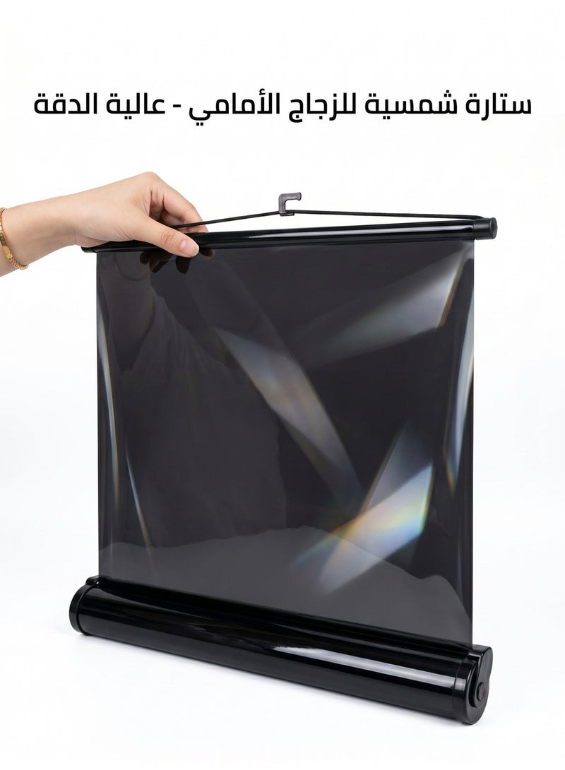 GROWPAL Retractable Car Side Window Sun Shade – UV Protection, Heat Blocking, Privacy Screen, Universal Fit for Cars, SUVs & Trucks, 1 Piece - Image 1