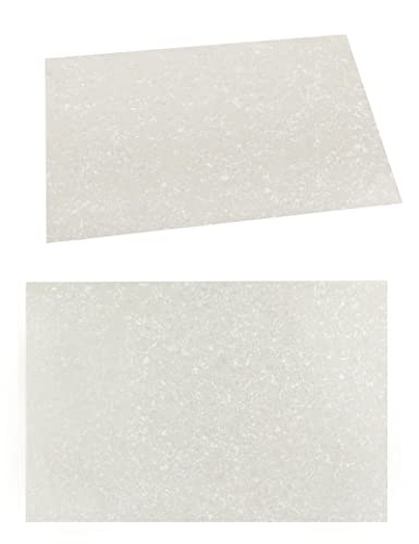 Mr.Power 11.6 x17 Inch Guitar Bass Pickguard Blank Material DIY Sheet Scratch Plate Backplate for Strat Tele Guitar Jazz P Bass (4Ply Vintage White Pearl)) - Image 5