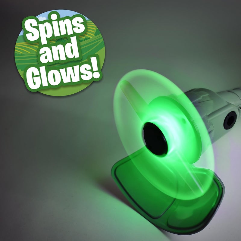 John Deere Power Tools Weed Trimmer - Construction Tool Toy with Lights and Sounds | Realistic Pretend Play Set for Kids 5+ - Sunny Days Entertainment - Image 4