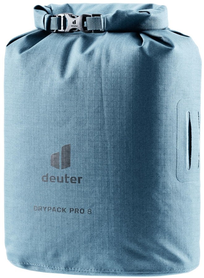 Deuter Drypack Pro 8L, Waterproof 8-Liter Storage Pack Sack for Trekking, Hiking, Bikepacking & Mountain Climbing - Atlantic - Image 1