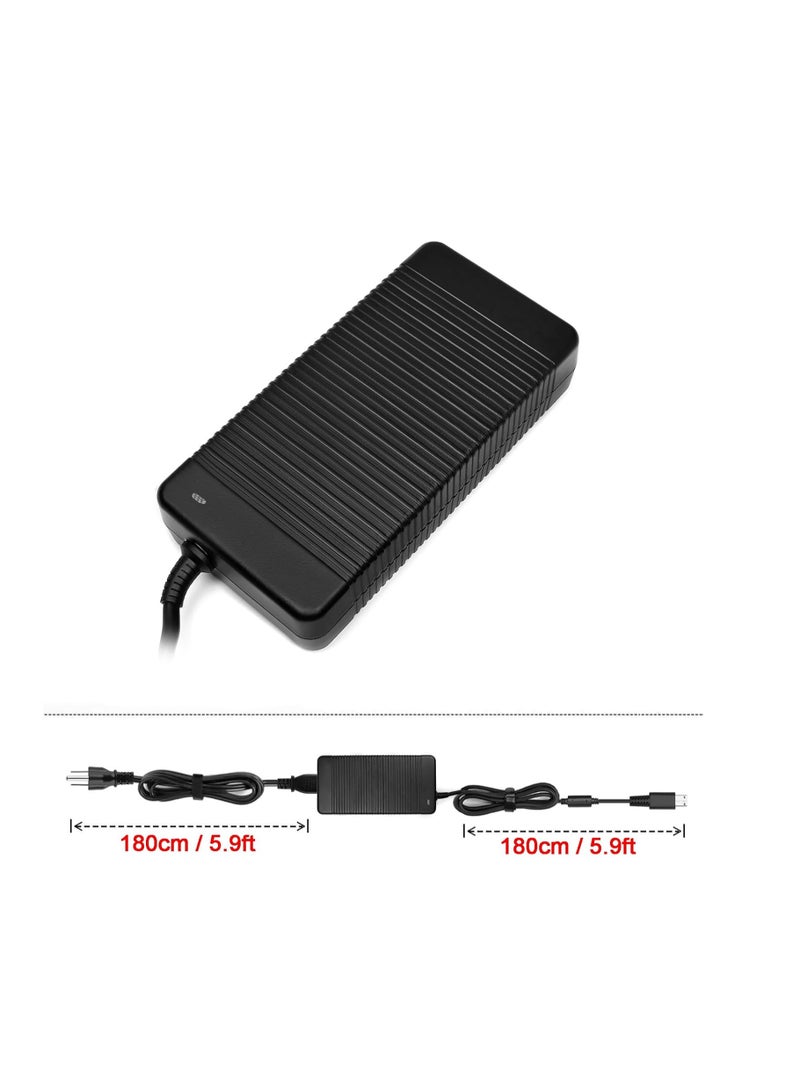 Terabyte شاحن كابل طاقة 230 واط لـ MSI Vector GP66 GP66HX GP76 GP76HX MSI Raider GE77 GE76 Titan GT77 Delta ADP-330CB B - Image 4