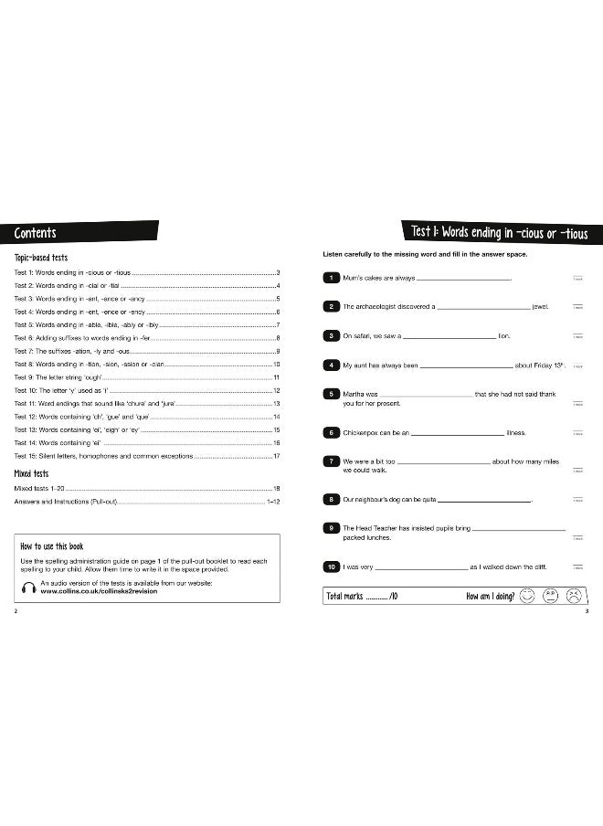 KS2 Spelling SATs Practice Question Book: for the 2025 tests  - Image 3