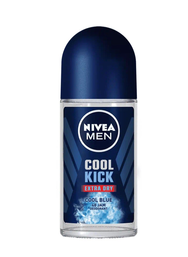 نيفيا للرجال مزيل عرق رول أون كول بلو 50 مل - Image 2