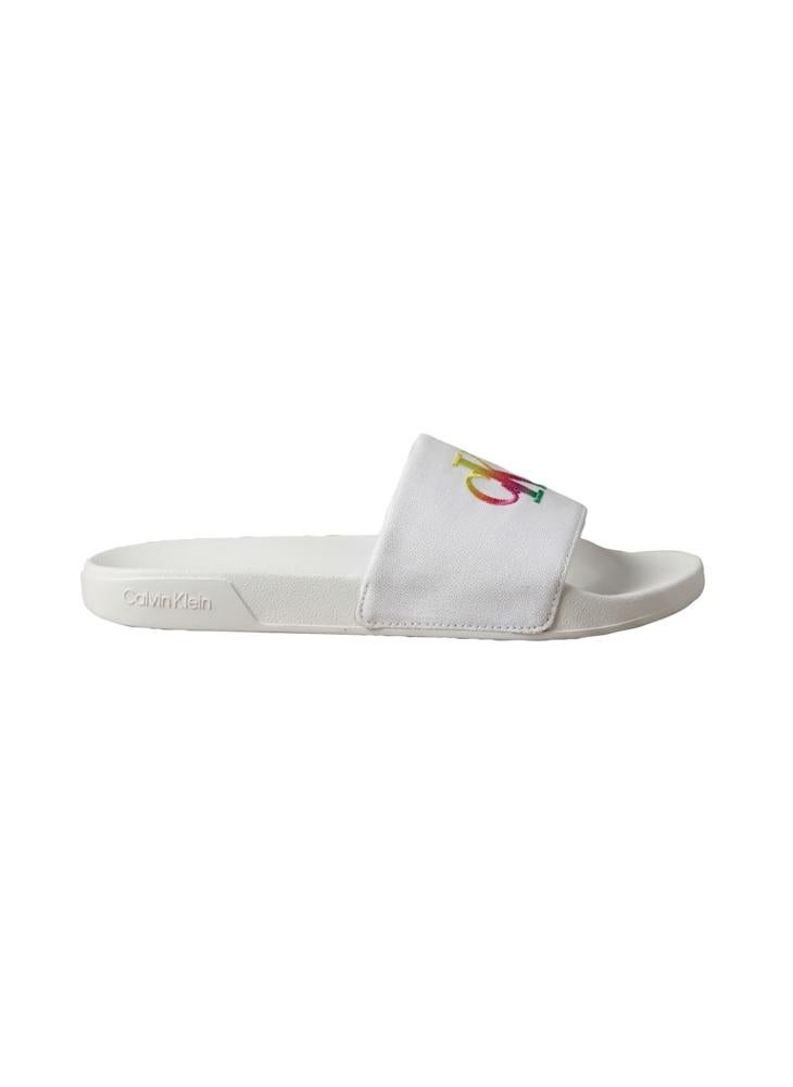 CALVIN KLEIN Canvas Contoured Logo Sliders - Image 1