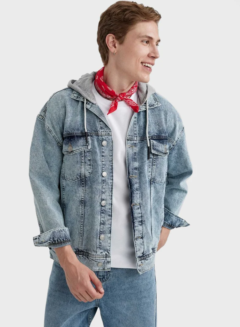 DeFacto Light Wash Denim Jacket