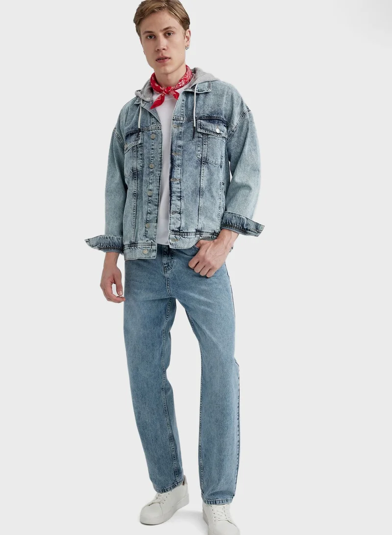 DeFacto Light Wash Denim Jacket