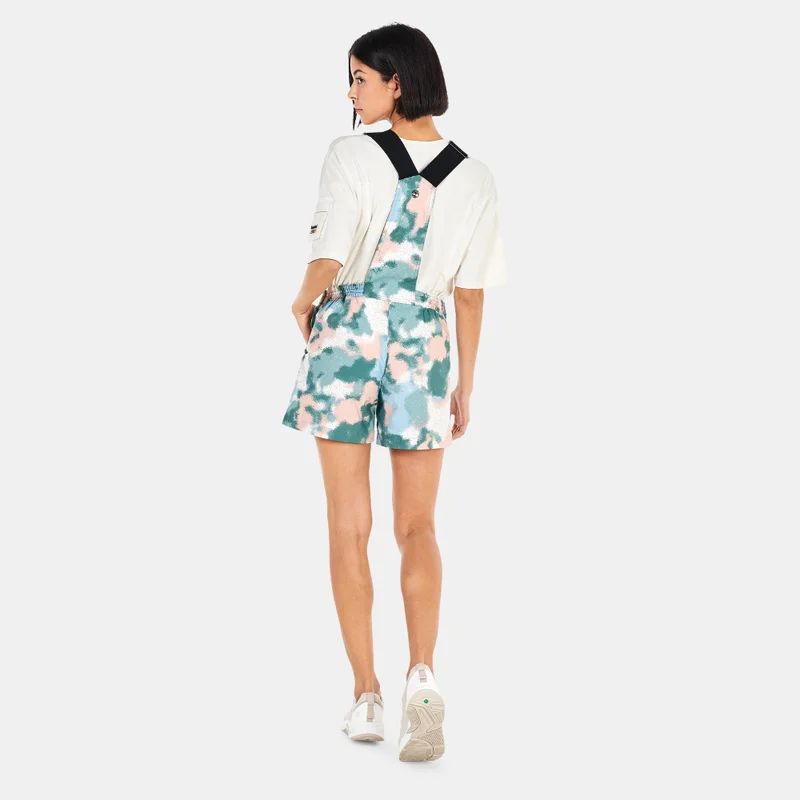 Timberland Women's Allover Print Dungarees