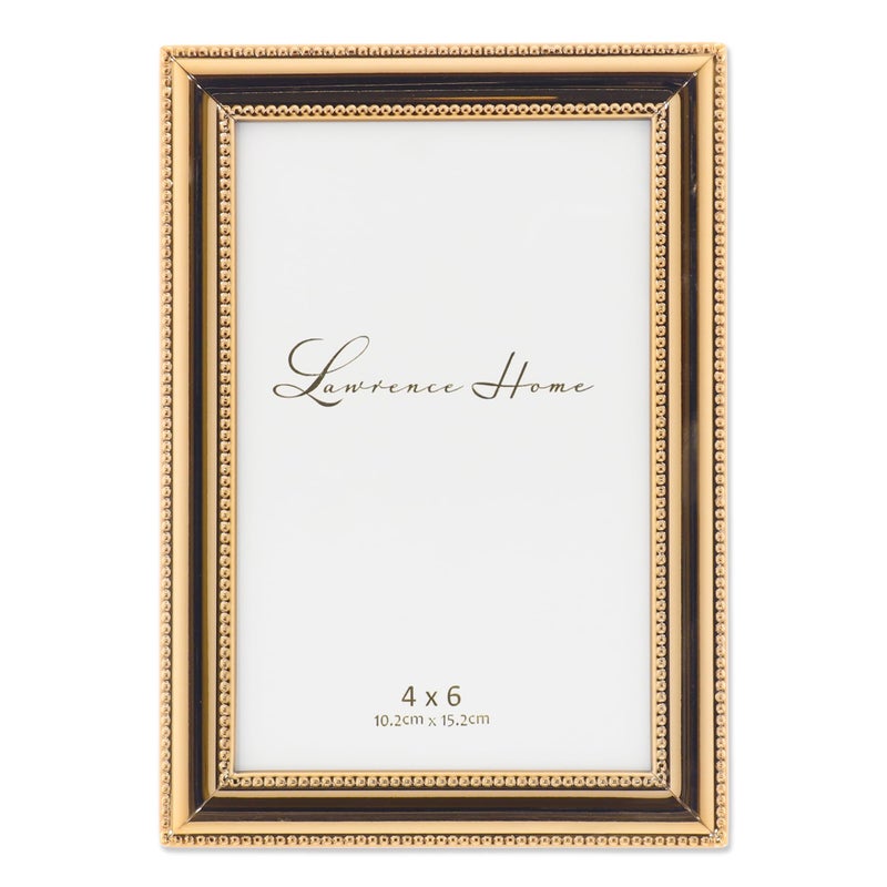 Lawrence Frames Classic Bead Frame 4x6 Gold