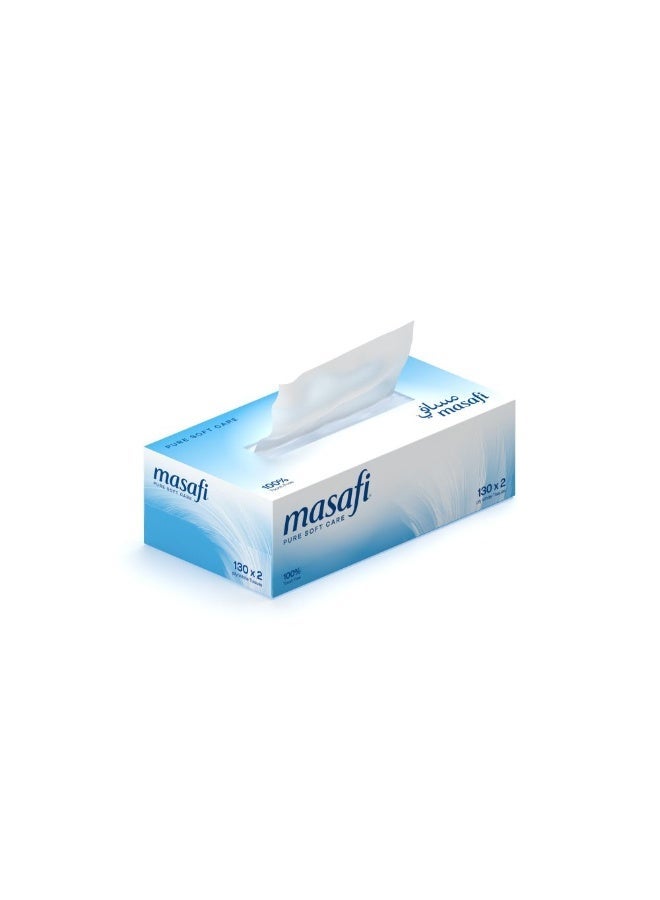 Masafi Facial Tissue 130 Sheets 2 Ply Pack Of 30 - Image 4