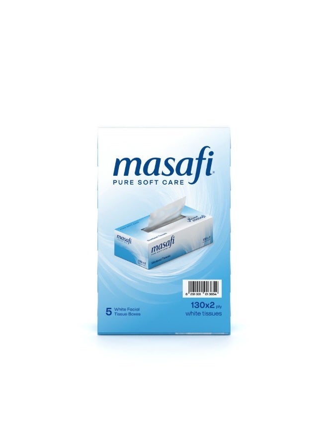 Masafi Facial Tissue 130 Sheets 2 Ply Pack Of 30 - Image 2