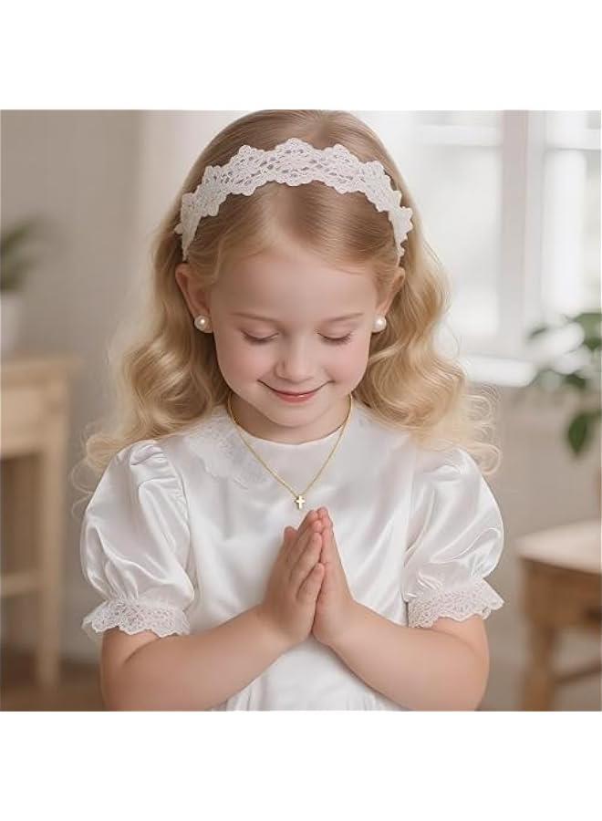 Arabest Cross Necklace for Women - Dainty Cute Bubble 3D Cross Pendant Necklace Sideways Cross Choker Layered 14K Real Gold Plated Cross Necklace Gifts for Women Girls - Image 4