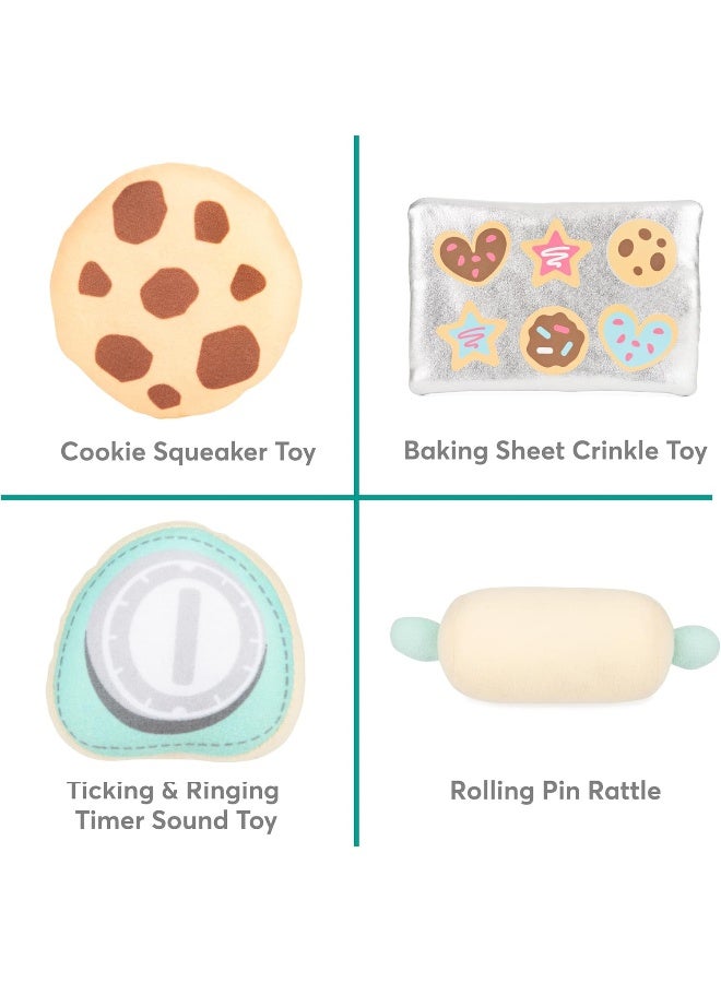 GUND مجموعة اللعب المحشوة الأولى للخبز من غوند للأطفال، مع أصوات، وصافرة، وصوت تكسير، لعبة محشوة فائقة النعومة للأطفال والمواليد الجدد - Image 2