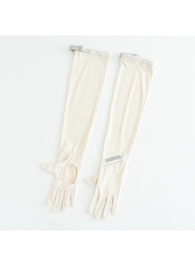 Bumblebee Parent-child Large Kids' Ice Sleeves With Finger Covers - Breathable Sun Protection Arm Sleeves For Driving, Outdoor Sports, Cycling & Windproof Use - Image 2