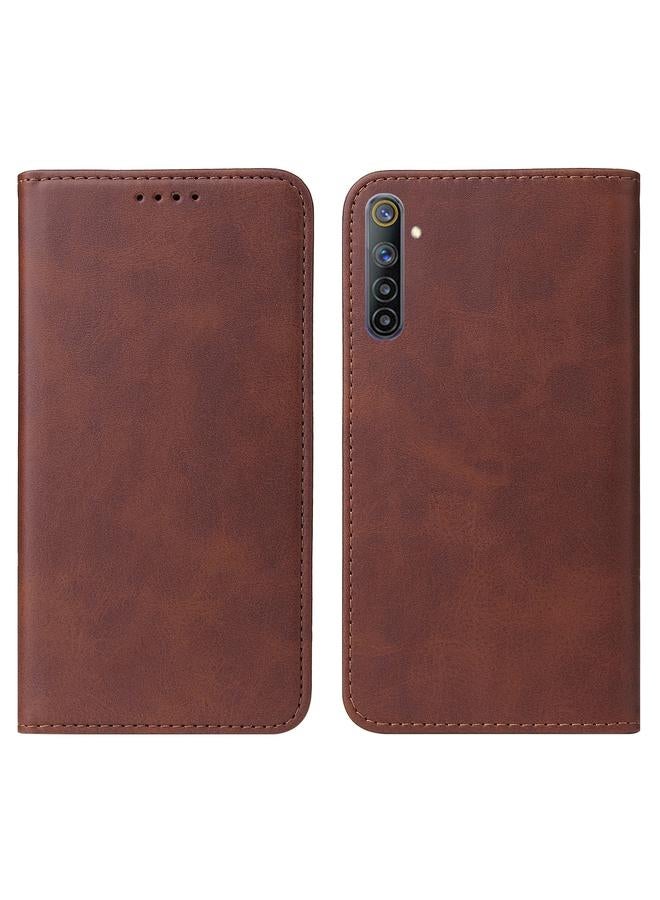 S-TOP Case For Realme 6 Magnetic Closure Leather Phone Case - Image 2